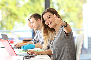 Happy Student